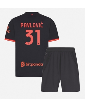 AC Milan Strahinja Pavlovic #31 Maglia Gara Terza Repliche 2026-27 Bambino Maniche Corte AC Milan Strahinja Pavlovic #31 Maglia Gara Terza Repliche 2026-27 Bambino Maniche Corte